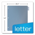 File Folders | Cardinal 84018 11 x 8.5 Poly 5-Tab Index Dividers - Assorted (4/Pack) image number 2