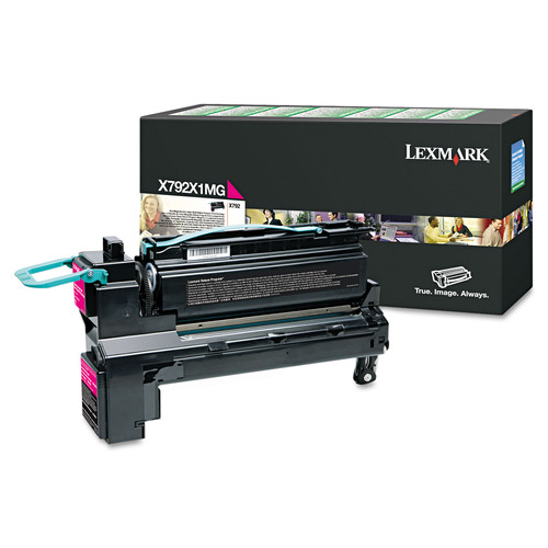 Ink & Toner | Lexmark X792X1MG X792X1MG 20,000 Page-Yield Return Program Extra High-Yield Toner - Magenta image number 0