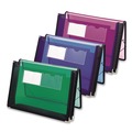 File Folders | Smead 71952 2.25 in. Expansion 1 Section Elastic Cord Closure Letter Size Poly Wallets - Translucent Purple image number 3