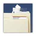 Dividers & Tabs | Smead 67600 3.5 in. x 1.69 in. Seal and View File Folder Label Protector - Clear Laminate (100/Pack) image number 3