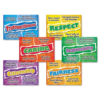 TREND TA67913 13.5 in. x 19 in. Character Choices ARGUS Poster Combo Pack (6/Pack)