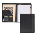 Notebooks & Pads | Samsill 71220 Slimline Leather-Look/Faux Reptile Trim Writing Pad Padfolio - Black image number 3