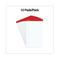 Notebooks & Pads | Universal M9-45000 Perforated Wide/Legal Ruled Writing Pads With (50) 8.5 in. x 14 in. Sheets - White Sheet/Red Headband (1-Dozen) image number 1