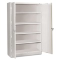Office Filing Cabinets & Shelves | Tennsco J2478SU-LGY 48 in. x 24 in. x 78 in. Assembled Jumbo Combination Steel Storage Cabinet - Light Gray image number 1