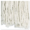  | Boardwalk BWK2020CCT #20 Cut-End Cotton Wet Mop Head - White (12/Carton) image number 2