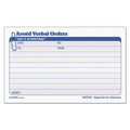 Retail Store Supplies | TOPS 46373 50 Forms Total Two-Part Carbonless 6.25 in. x 4.25 in. Avoid Verbal Orders Manifold Book image number 1