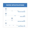 Copy & Printer Paper | Hammermill 10288-9 Colors 20 lbs. 8.5 in. x 11 in. Print Paper - Gray (500/Ream) image number 2