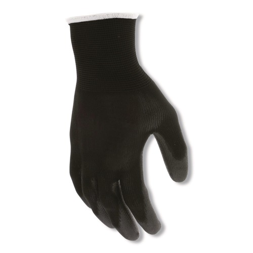 Cleaning Gloves | MCR Safety B96699L Work Gloves Black Large Dozen image number 0