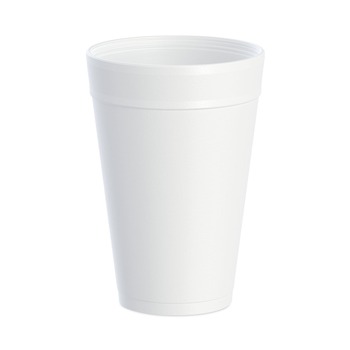 Dart 32TJ32 32 oz. Foam Drink Cups - White (500/Carton)