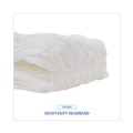  | Boardwalk BWK8002 Enviro Clean Looped Mop Head With Tailband - Medium, White (12/Carton) image number 6