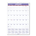 Bulletin Boards | AT-A-GLANCE PM2-28 12 in. x 17 in. Monthly Wall Calendar 2025 - White Sheets image number 0