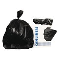 Trash Bags | Heritage Z4833LK R01 24 in. x 33 in. 8 mic 16 Gallon High-Density Waste Can Liners - Black (1000/Carton) image number 3
