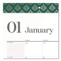 Bulletin Boards | AT-A-GLANCE 1606704 21.75 in. x 17 in. 12-Month (Jan-Dec): 2026 WorkStyle Monthly Desk Pad Calendar - White Sheets, Teal Headband/Clear Corners image number 1