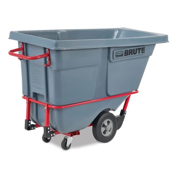 Rubbermaid Commercial 2192466 0.5 cu yd BRUTE DURATILT Frame Tilt Truck Standard Duty 850 lb Capacity Gray