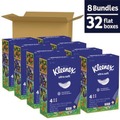Tissues | Kleenex 54316 Ultra Soft 3-Ply Facial Tissue - White (8/Carton) image number 2