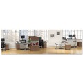 Office Carts & Stands | Alera ALEVABFWA Valencia Series 15.88 in. x 19.13 in. x 22.88 in. Mobile Box Mobile Pedestal Box File Cabinet - Walnut image number 8