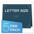 Frames | Oxford 29900235BGD 11.25 in. x 8.75 in. Certificate Holder - Dark Blue (5/Pack) image number 5