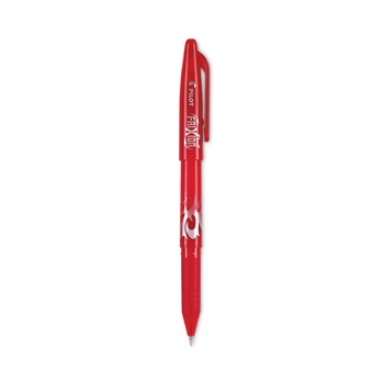 Pilot 31552 0.7 mm Fine FriXion Ball Erasable Stick Gel Pen - Red Ink, Red Barrel (1-Dozen)
