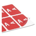 Labels | Smead 67160 1.16 x 3.63 AlphaZ Color-Coded First Letter Combo I/V Alpha Labels - Pink/White (100/Pack) image number 2