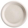 Bowls and Plates | Chinet 25776 PaperPro 10-1/2 in. Diameter Plate Naturals Fiber Dinnerware - Natural (500/Carton) image number 0