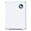 White Boards | MasterVision MA2700790 72 in. x 48 in. Reversible Earth Silver Easy-Clean Dry Erase Board - White Surface/Silver Aluminum Frame image number 1