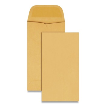 Quality Park QUA50462 2.88 x 5.25 Kraft Coin and Small Parts Envelope - Brown Kraft (500/Box)