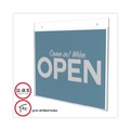 Office Presentation Supplies | Deflecto 68301 Classic Image 11 in. x 8.5 in. Landscape Wall-Mount Sign Holder - Clear image number 6