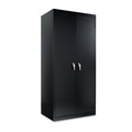 Office Filing Cabinets & Shelves | Alera CM7824BK 36 in. x 24 in. x 78 in. Assembled High Storage Cabinet with Adjustable Shelves - Black image number 0