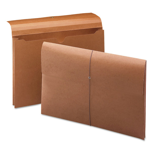 File Folders | Smead 77245 2 in. Expansion 1 Section Legal Size Elastic Cord Closure Expanding Wallet - Redrope image number 0
