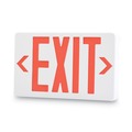 Floor Signs & Safety Signs | Tatco 07230 12.25 in. x 2.5 in. x 8.75 in. Polycarbonate LED Exit Sign - White image number 0