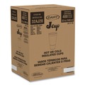 Just Launched | Dart 32AJ20H 32 oz. Horizon Hot/Cold Foam Drinking Cups - Teal/White (400/Carton) image number 4