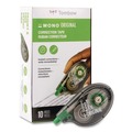 Erasers & Correction Supplies | Tombow 68720 0.17 in. x 394 in. MONO Correction Tape - Gray/Clear Applicator, White Tape (10/Pack) image number 2