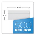 Envelopes & Mailers | Quality Park QUA24559 4.13 in. x 9.5 in. #10 Commercial Flap Redi-Seal Adhesive Closure Double Window Redi-Seal Security-Tinted Envelope - White (500/Box) image number 1