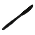 Just Launched | Dixie KH517 Heavyweight Knives Plastic Cutlery - Black (1000/Carton) image number 1