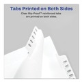 Dividers & Tabs | Avery 82201 10-Tab "3-in 11 in. x 8.5 in. Allstate Style Preprinted Legal Exhibit Side Tab Index Dividers - White (25/Pack) image number 5