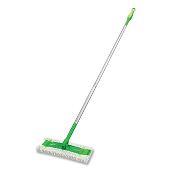Swiffer 09060CT 46 in. Sweeper Mop - Green/Silver/White (3/Carton)