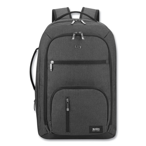 Office & Office Supplies | SOLO UBN78010 11.88 in. x 7 in. x 19 in. 17.3 in. Grand Travel TSA Backpack - Dark Gray image number 0
