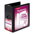 Binders | Cardinal 17951 Performer 3 Slant D Ring 5 in. Capacity ClearVue Binder - Black image number 0