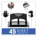 Just Launched | Swingline A7074136 45-Sheet SmartTouch 3-Hole Punch 9/32 in. Holes - Black/Gray image number 4