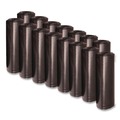 Trash & Waste Bins | Boardwalk W4832YKKR01 24 in. x 32 in. 16 gal. 1 mil Perforated Roll Low-Density Waste Can Liners - Black (150/Carton) image number 0