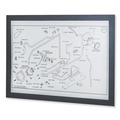 Office Presentation Supplies | Durable 472101 DURAFRAME 5.5 in. x 8.5 in. Magnetic Sign Holder - Black Frame (2/Pack) image number 4