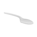 Cutlery | Pactiv Corp. YFWSWCH Fieldware Mediumweight Spoon Cutlery - White (1,000/Carton) image number 2