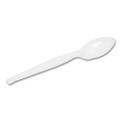 Just Launched | Dixie TH217 Heavyweight Plastic Cutlery Teaspoons - White (1000/Carton) image number 2