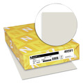 Cover & Cardstock | Neenah Paper 49591 110 lbs. Index Weight 8.5 in. x 11 in. Exact Index Card Stock - Gray (250/Pack) image number 1