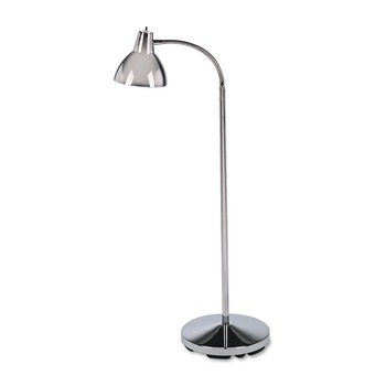 Medline MDR721010 10 in. x 10 in. x 74 in. 3-Prong Classic Incandescent Stainless Steel Exam Lamp