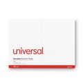 Notebooks & Pads | Universal M9-35614 100 Sheet Unruled 4 in. x 6 in. Scratch Pads - White (12/Pack) image number 1