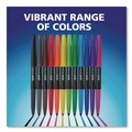 Washable Markers | EXPO 2211379 Wet Erase Markers Fine Needle Tip Assorted Colors 12/Pack image number 1
