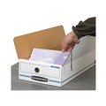 Mailing Boxes & Tubes | Bankers Box 00006 Liberty 9 in. x 24 in. x 6.38 in. Check and Form Boxes - White/Blue (12/Carton) image number 6