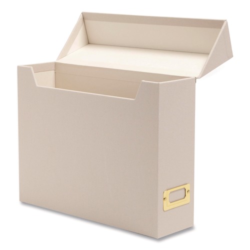 File Folders | Smead 70232 Flip Top Box Letter Files 13 x 3.7 x 10 Beige image number 0