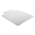 Office Chair Mats | Alera CM1J232ALEPL 45 x 53 Occasional Use Studded Chair Mat for Flat Pile Carpet - Clear image number 0